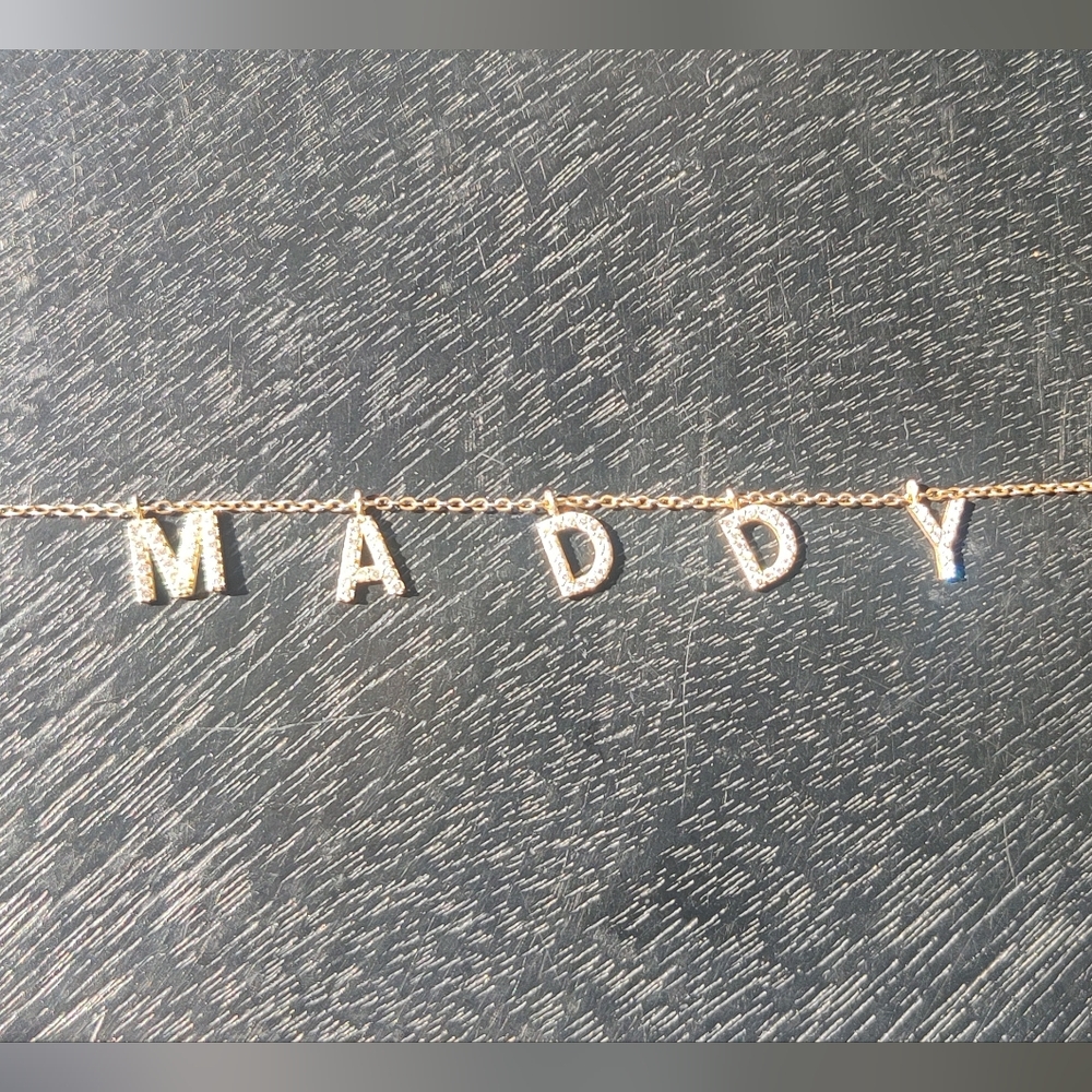 ⭐3 For $21⭐Gold Letter Charm Necklace